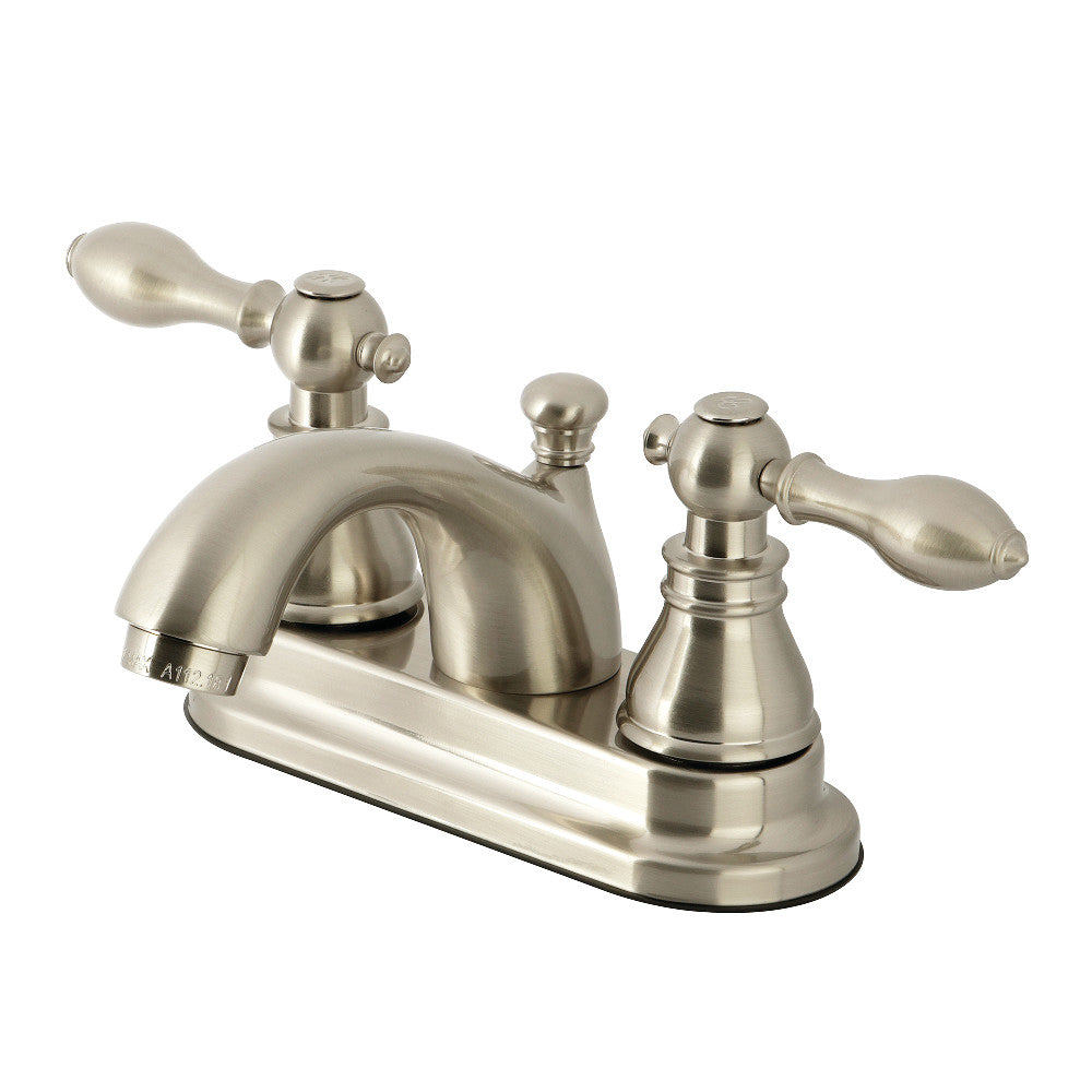 American Classic 4 Inch Centerset Bathroom Faucet in Brushed Nickel