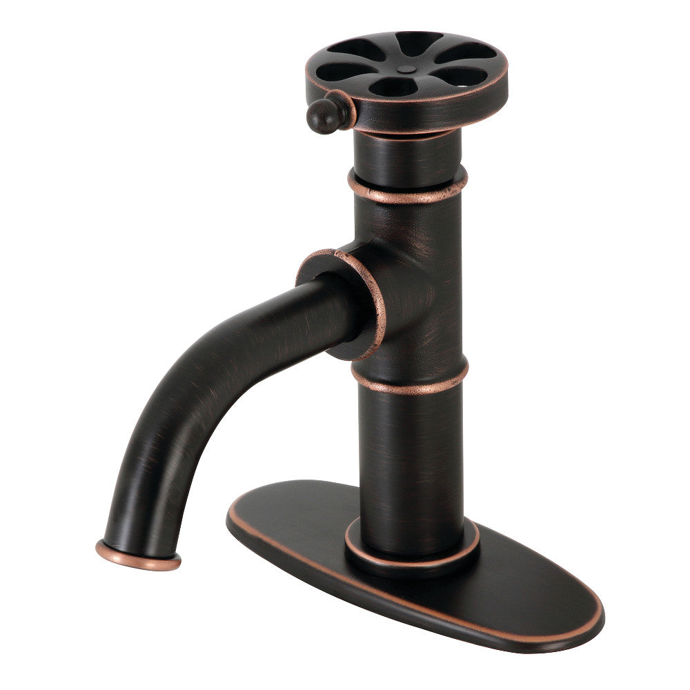 Belknap Single-Hole Bathroom Faucet in Naples Bronze