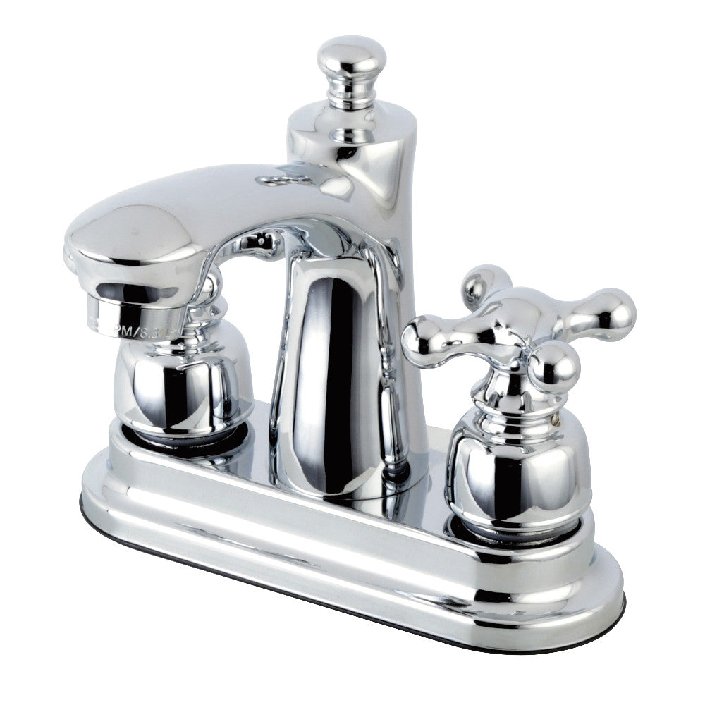 Victorian 4 Inch Centerset Bathroom Faucet in Polished Chrome