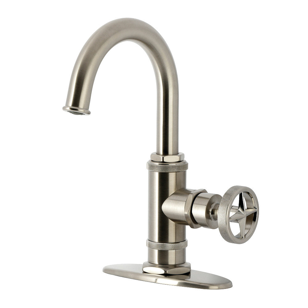 Ostro Single-Hole Bathroom Faucet in Brushed Nickel
