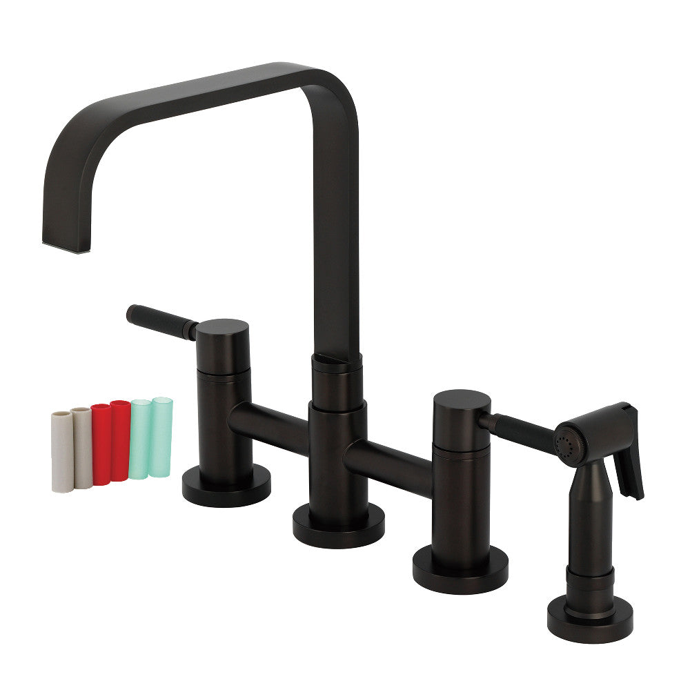 Kaiser Bridge Kitchen Faucet in Oil Rubbed Bronze