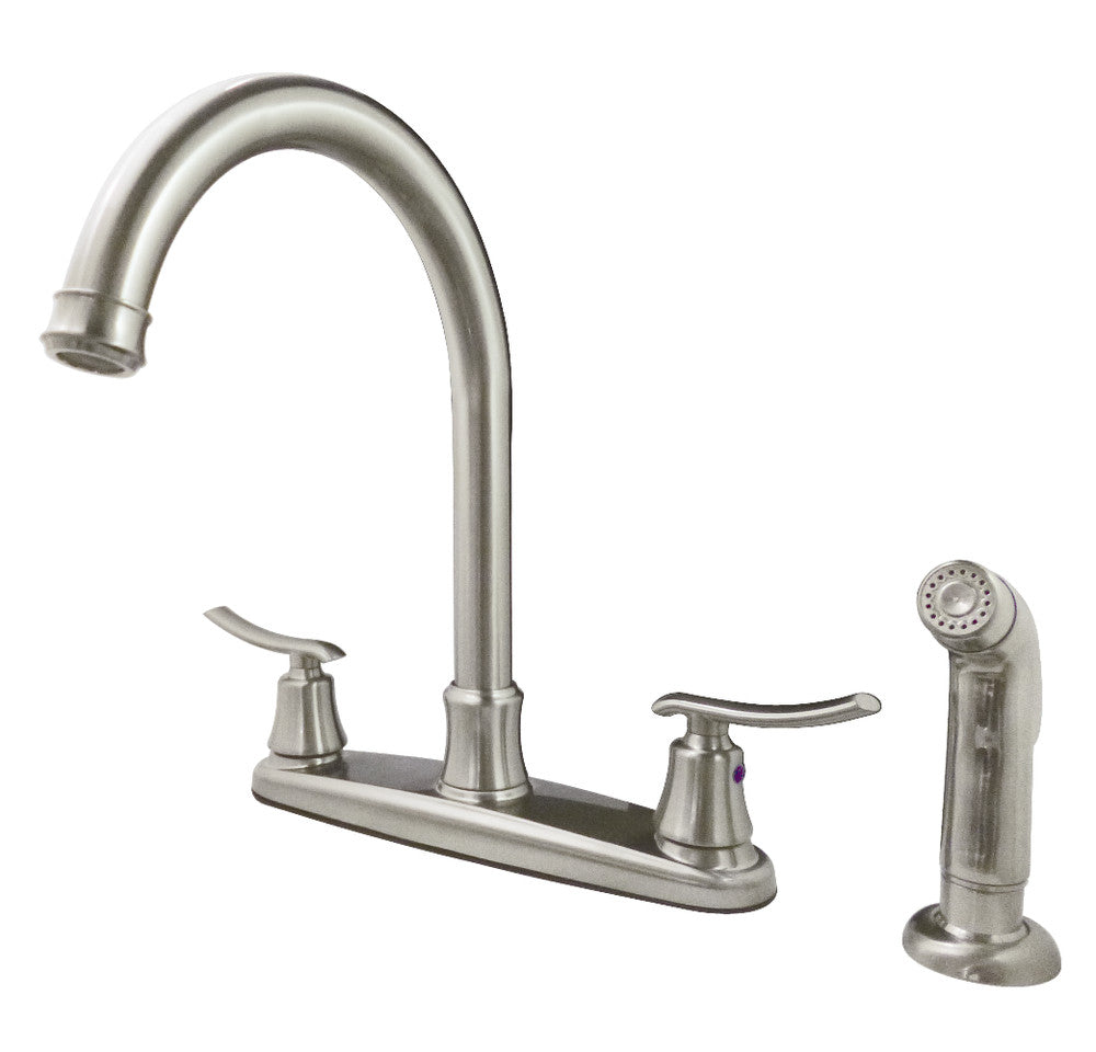 Jamestown Centerset Kitchen Faucet in Brushed Nickel