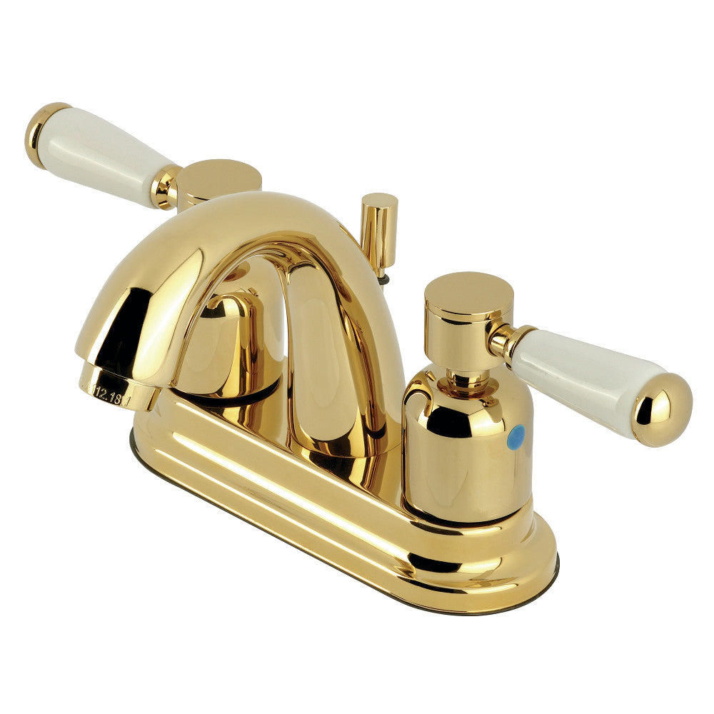 Paris 4 Inch Centerset Bathroom Faucet in Polished Brass