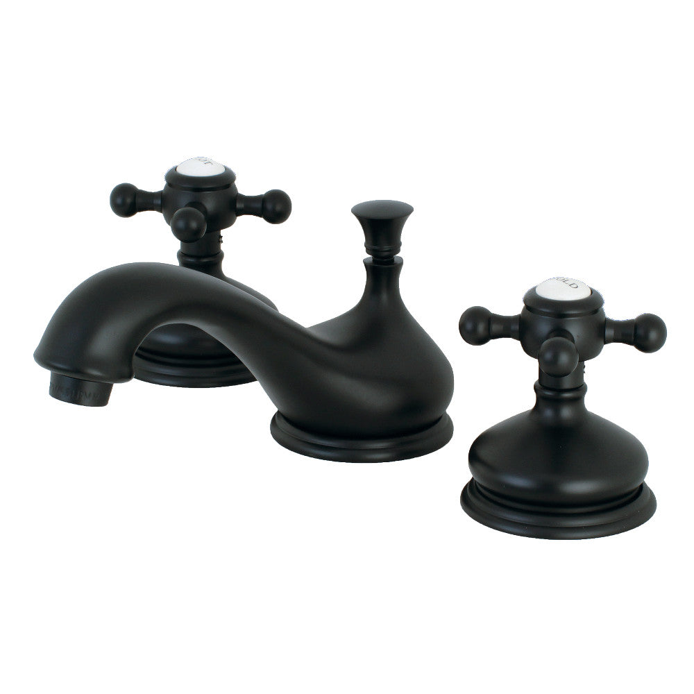 Vintage Widespread Bathroom Faucet in Matte Black