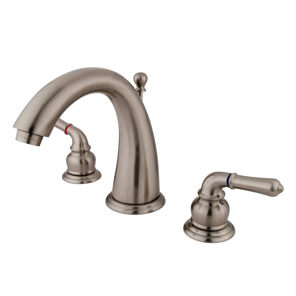 Naples Widespread Bathroom Faucet in Brushed Nickel
