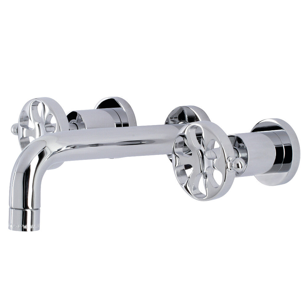 Belknap Wall-Mount Bathroom Faucet in Polished Chrome