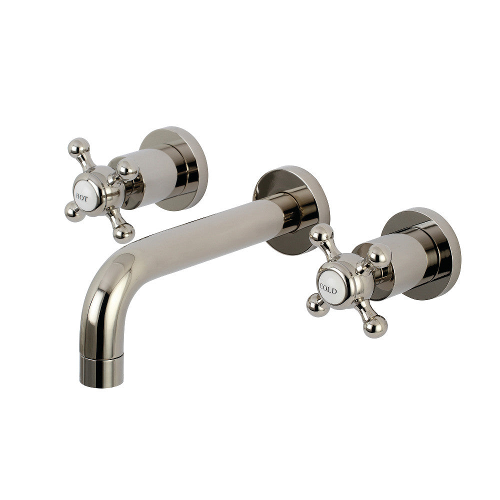 Metropolitan Wall-Mount Bathroom Faucet in Polished Nickel