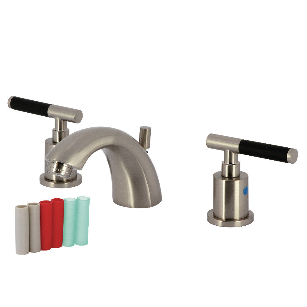 Kaiser Mini-Widespread Bathroom Faucet in Brushed Nickel