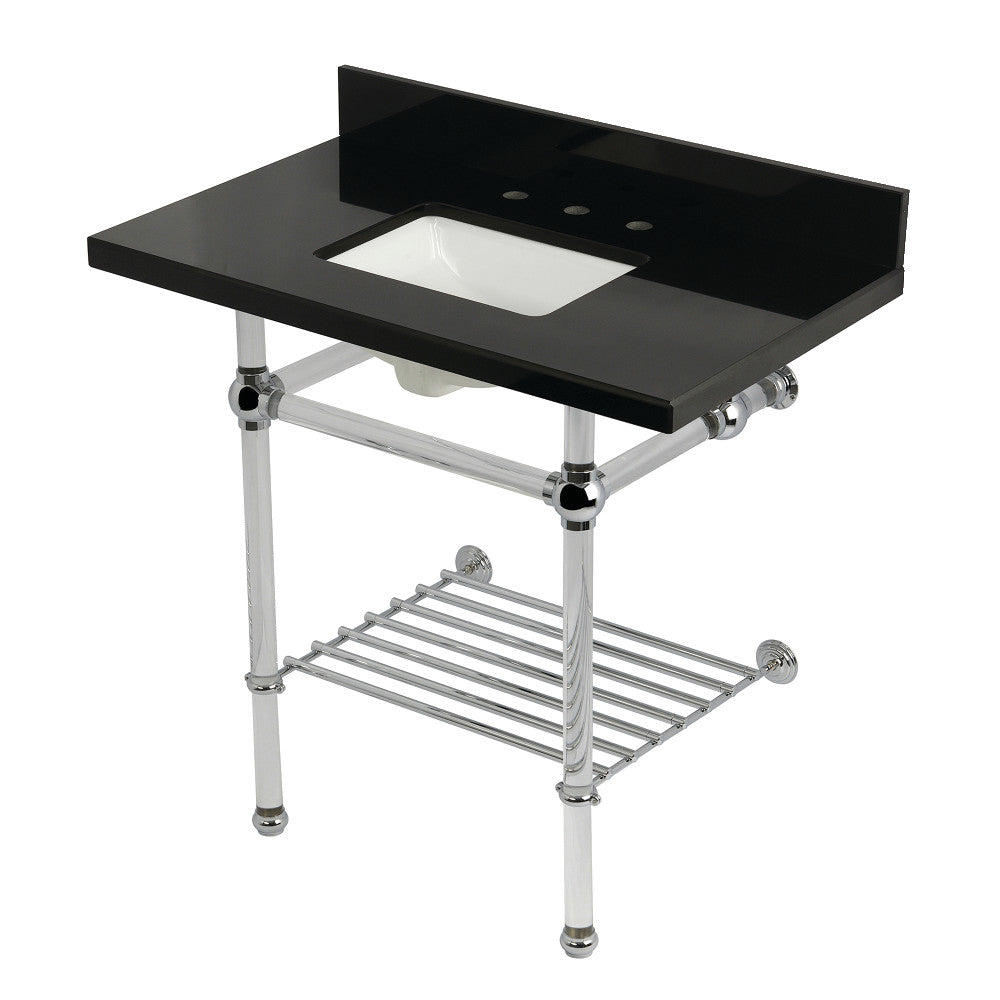 Templeton 36 Inch Console Sink in Polished Chrome