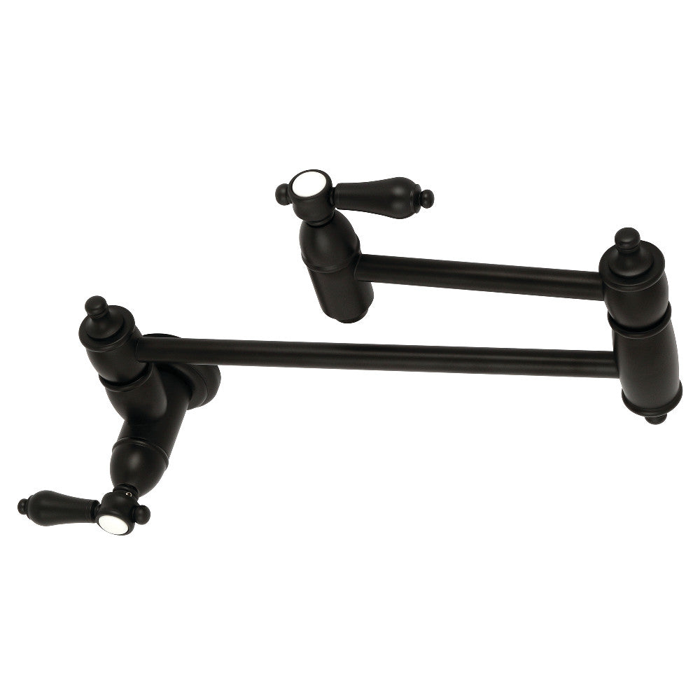 Heirloom Pot Filler Faucet in Matte Black