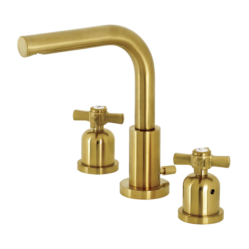 Millennium Widespread Bathroom Faucet in Brushed Brass