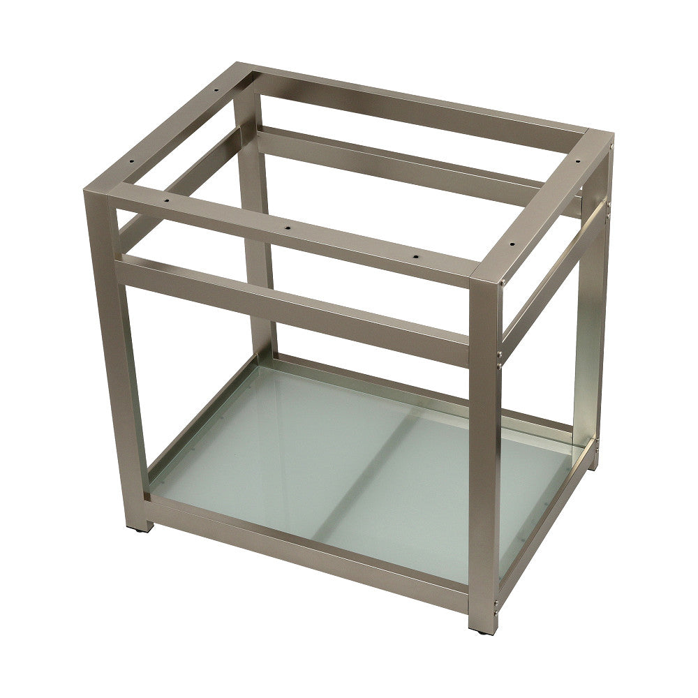 Kingston Commercial 31 Inch Console Sink in Brushed Nickel