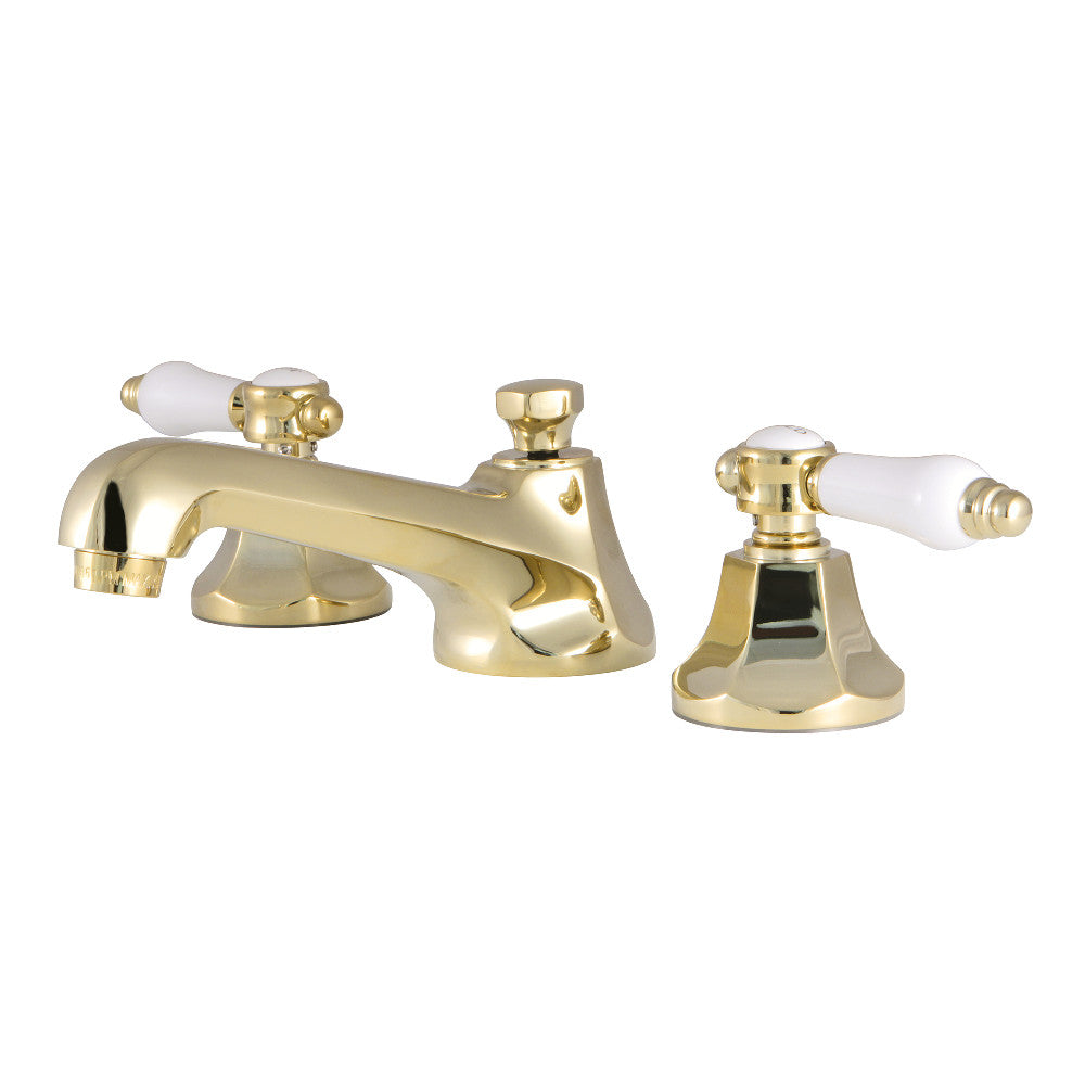 Bel-Air Widespread Bathroom Faucet in Polished Brass