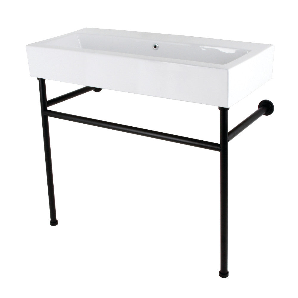 New Haven 39.38 Inch Console Sink in White