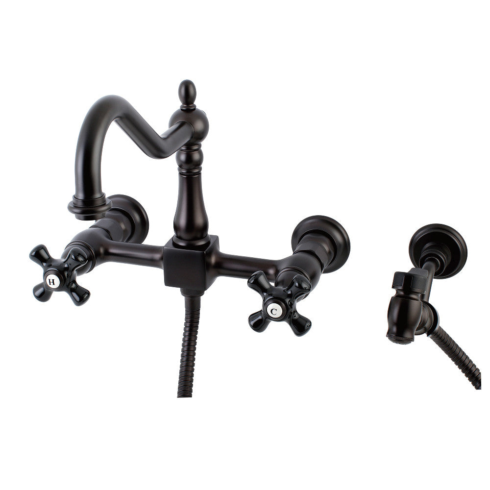 Duchess Wall Mount Kitchen Faucet in Oil Rubbed Bronze