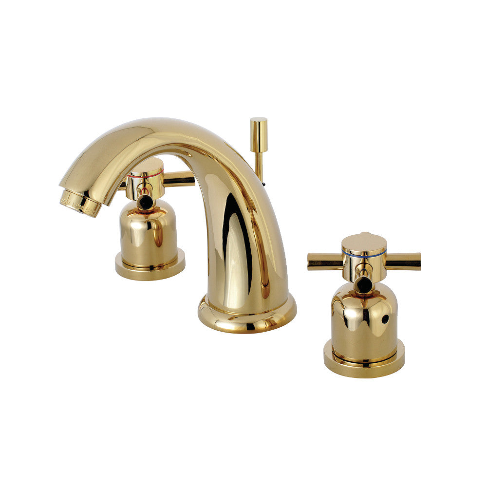 Concord Widespread Bathroom Faucet in Polished Brass