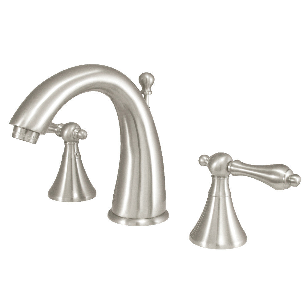 Naples Widespread Bathroom Faucet in Brushed Nickel