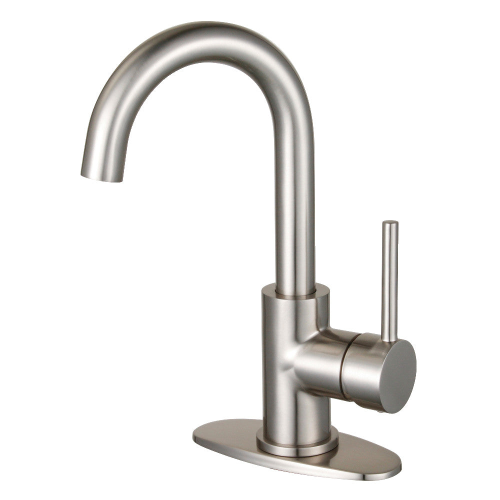 Concord Single-Hole Bathroom Faucet in Brushed Nickel