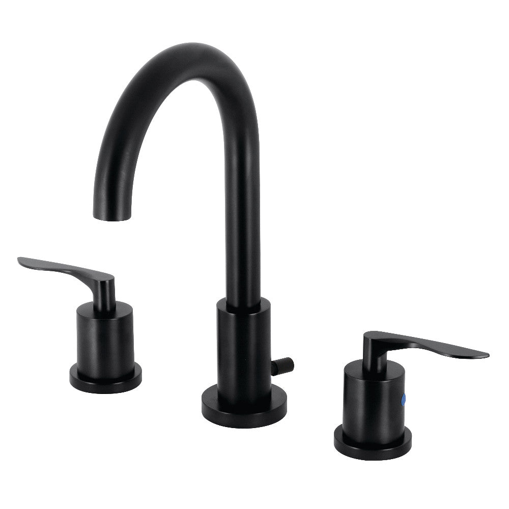 Serena Widespread Bathroom Faucet in Matte Black