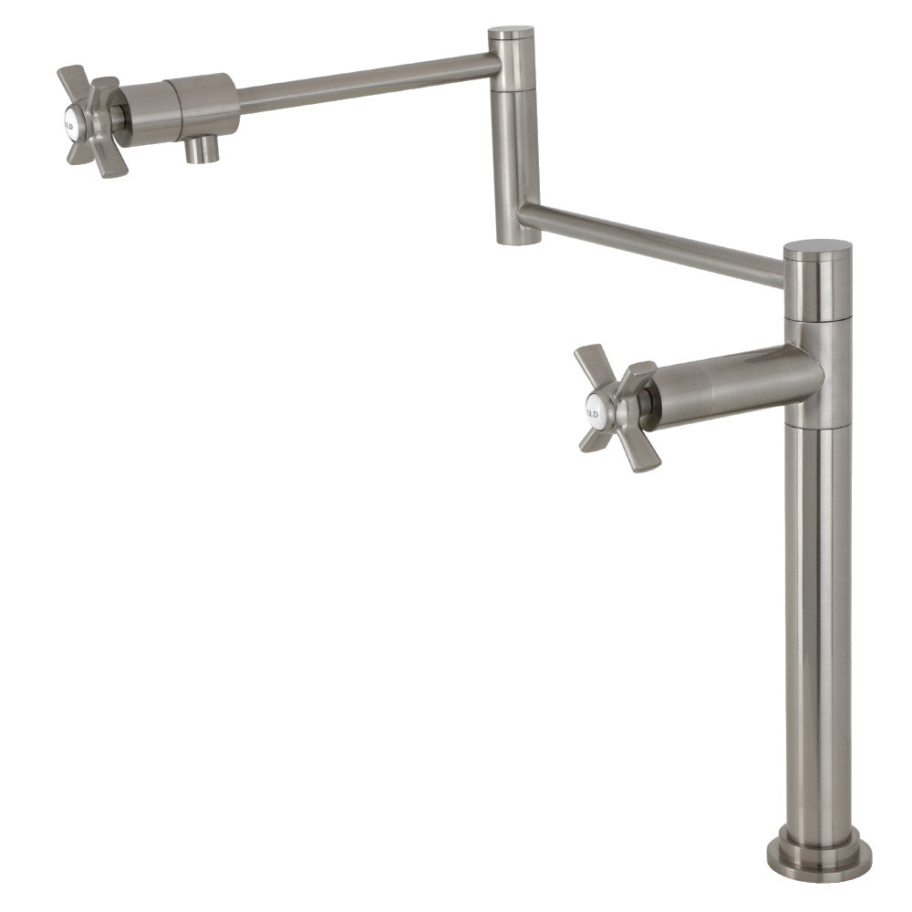 Millennium Pot Filler Faucet in Brushed Nickel