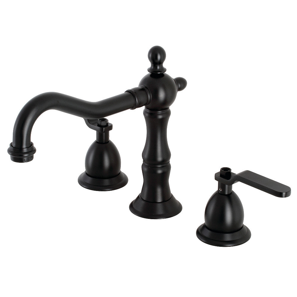 Whitaker Widespread Bathroom Faucet in Matte Black