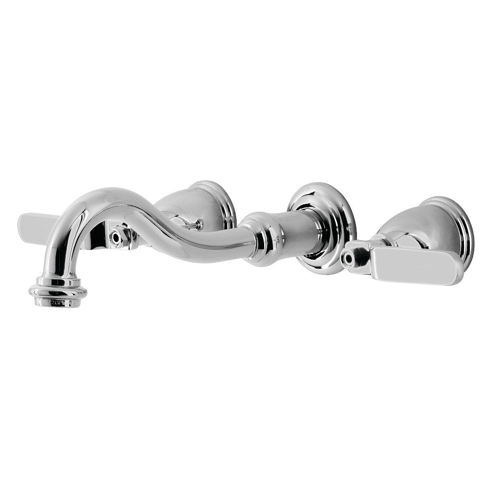 Whitaker Wall-Mount Bathroom Faucet in Polished Chrome