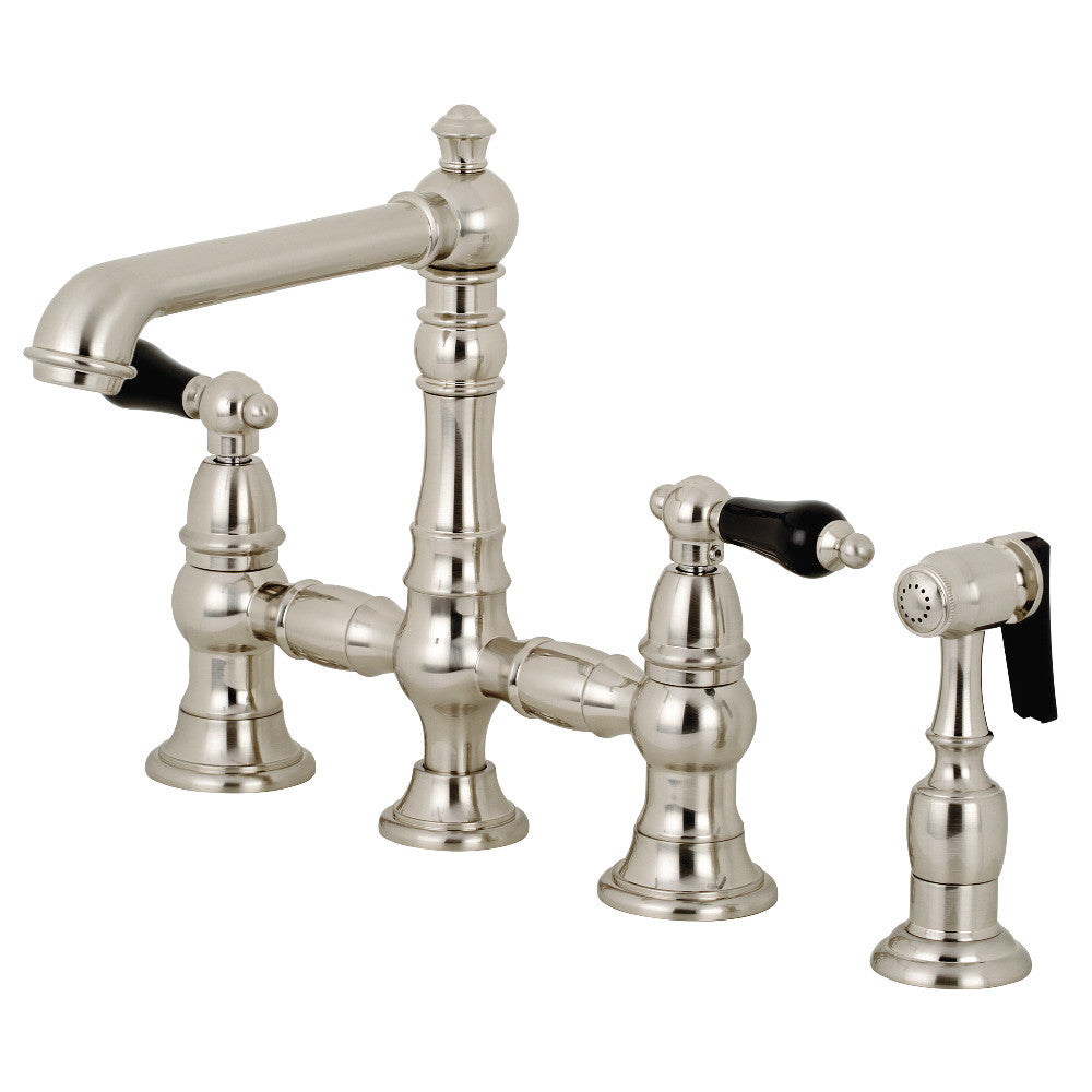 Duchess Bridge Kitchen Faucet in Brushed Nickel
