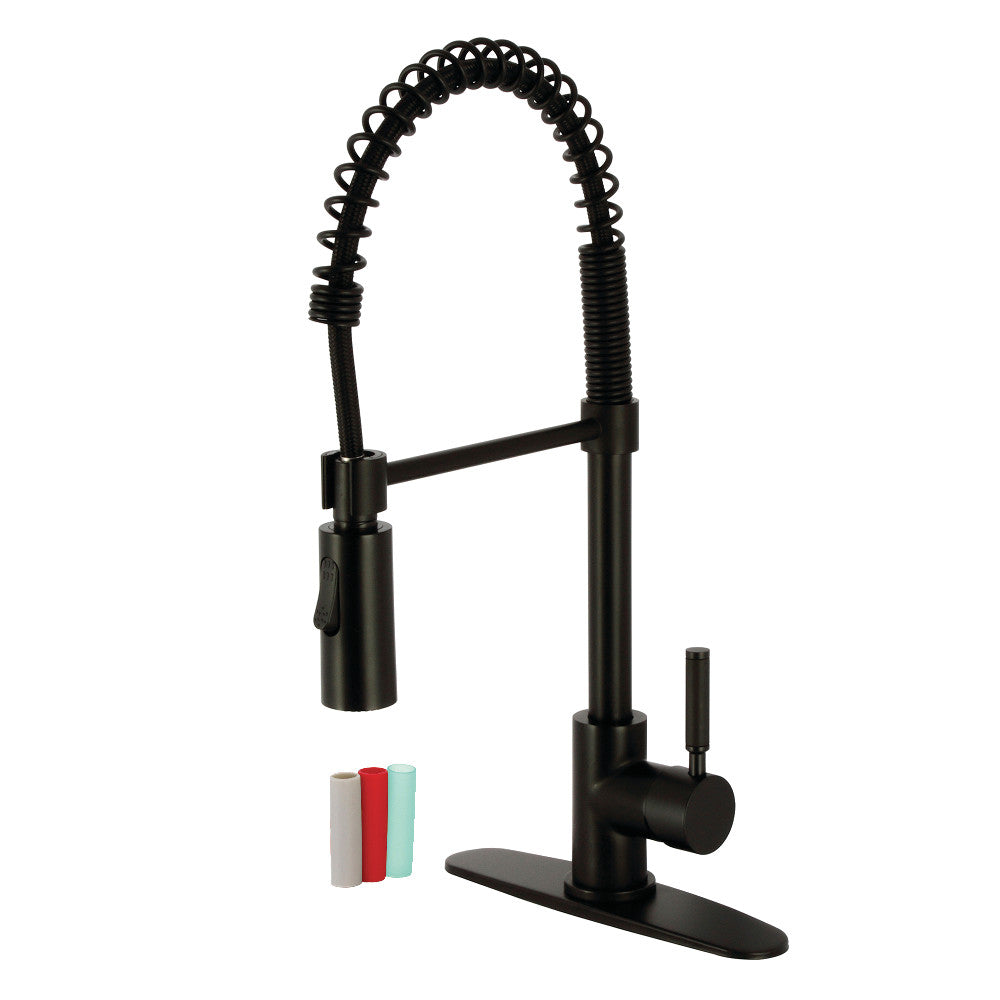 Kaiser Pre-Rinse Kitchen Faucet in Matte Black