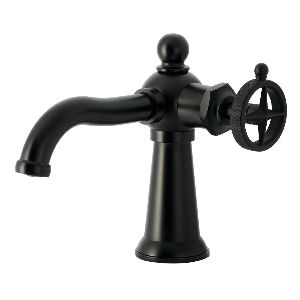 Levante Single-Hole Bathroom Faucet in Matte Black