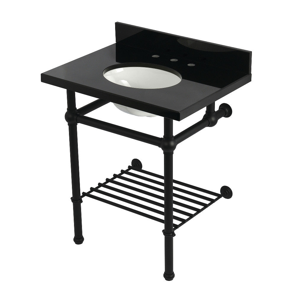 Templeton 30 Inch Console Sink in Black