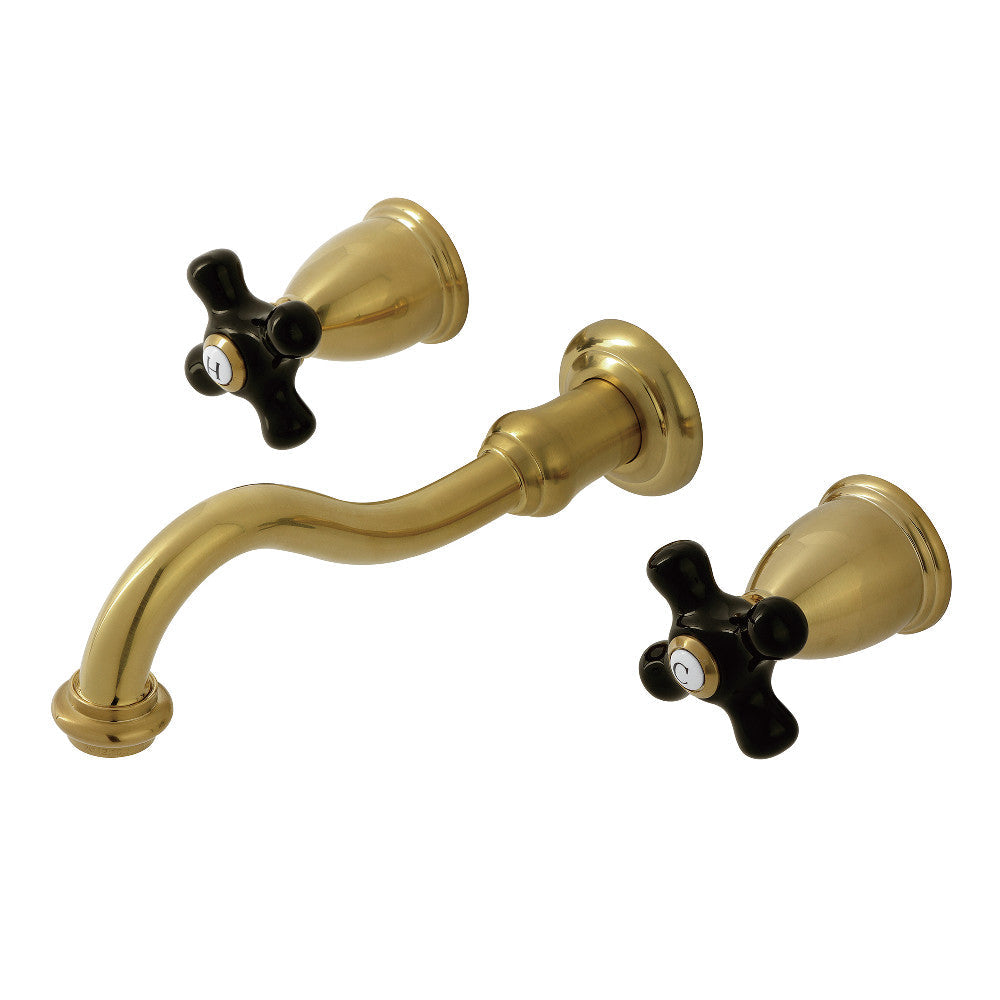 Duchess Wall-Mount Bathroom Faucet in Brushed Brass