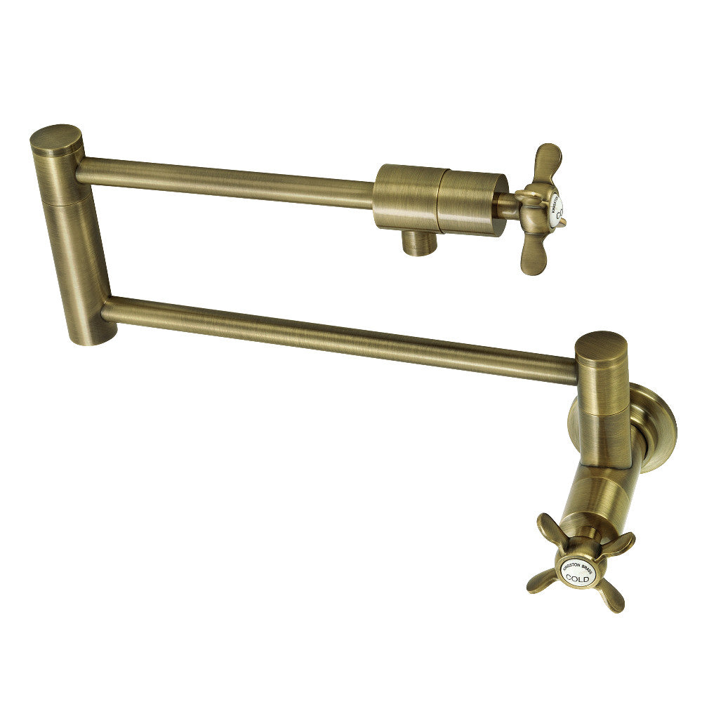 Essex Pot Filler Faucet in Antique Brass