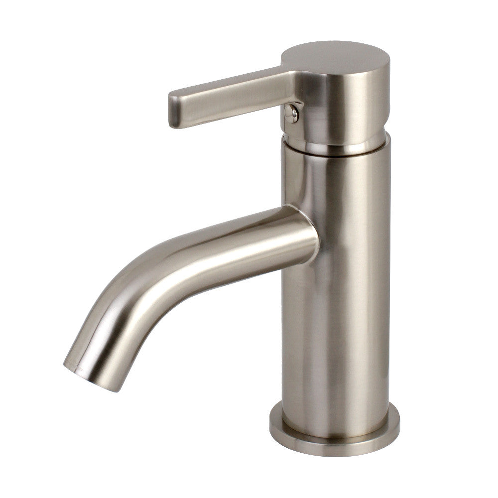 Continental Single-Hole Bathroom Faucet in Brushed Nickel