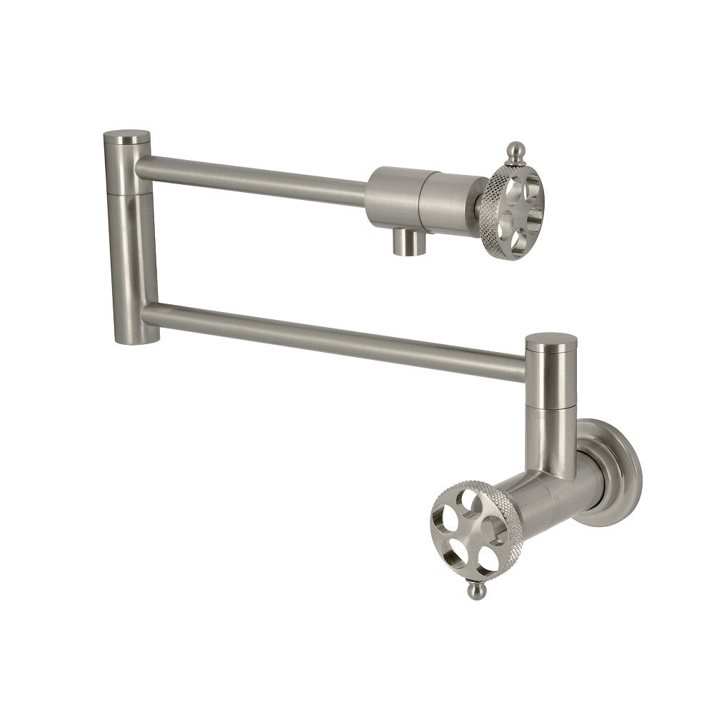 Webb Pot Filler Faucet in Brushed Nickel