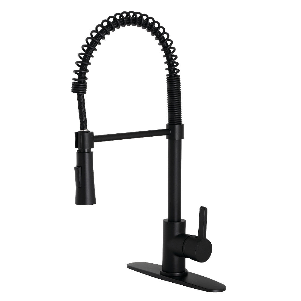 Continental Pre-Rinse Kitchen Faucet in Matte Black