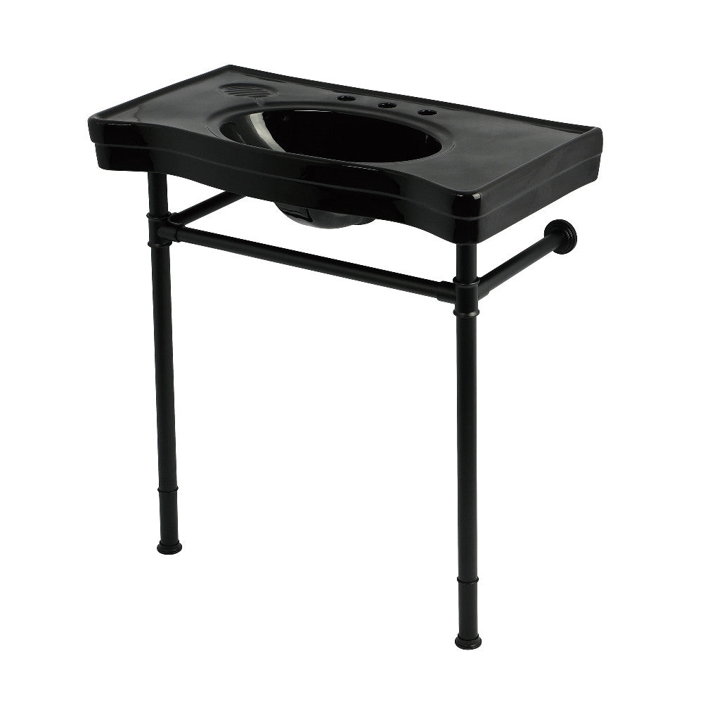 Imperial 35.81 Inch Console Sink in Black