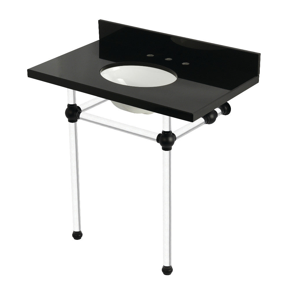 Templeton 36 Inch Console Sink in Black