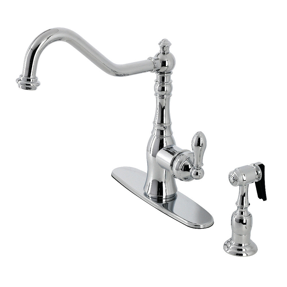 American Classic One Handle Kitchen Faucet in Polished Chrome