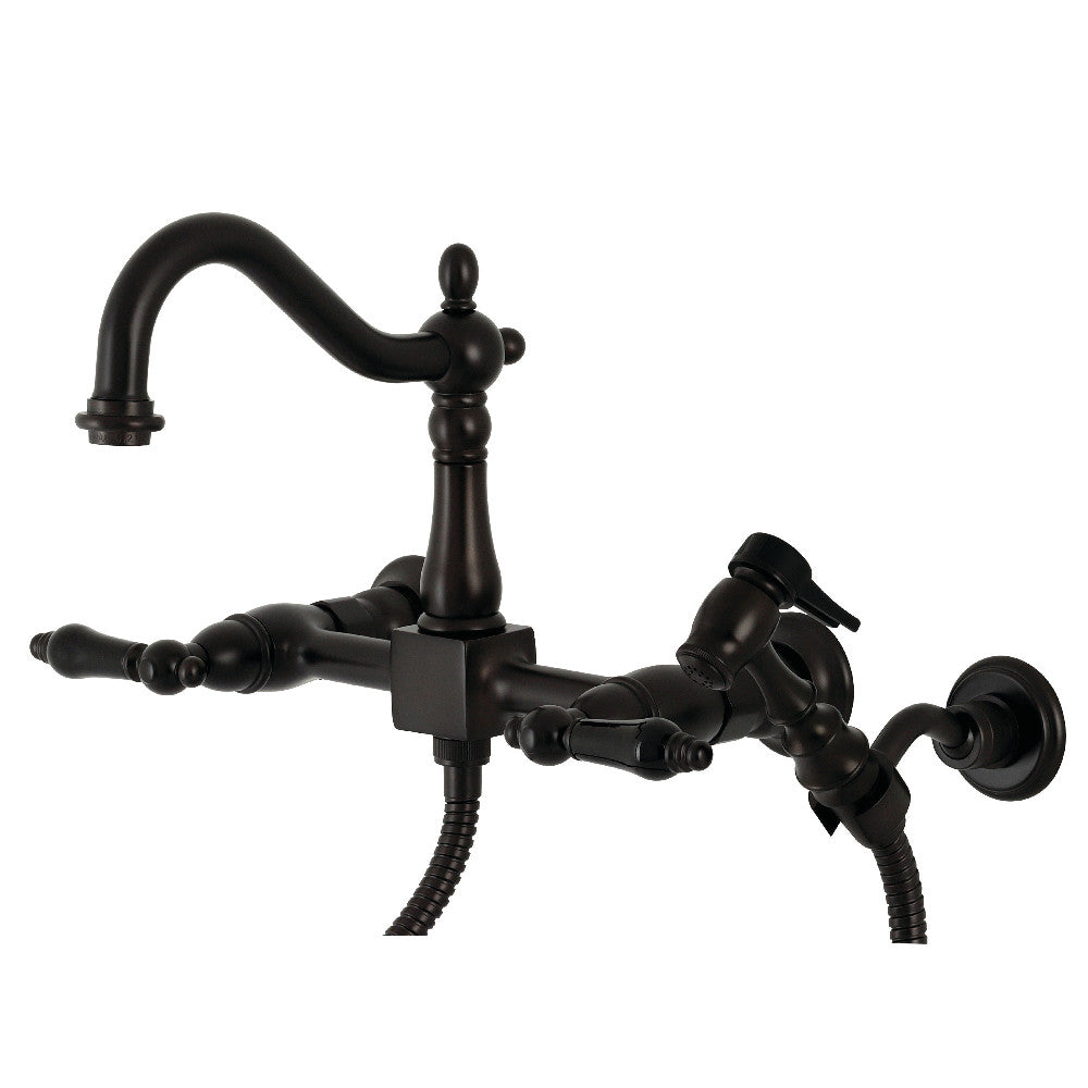 Duchess Wall Mount Kitchen Faucet in Oil Rubbed Bronze