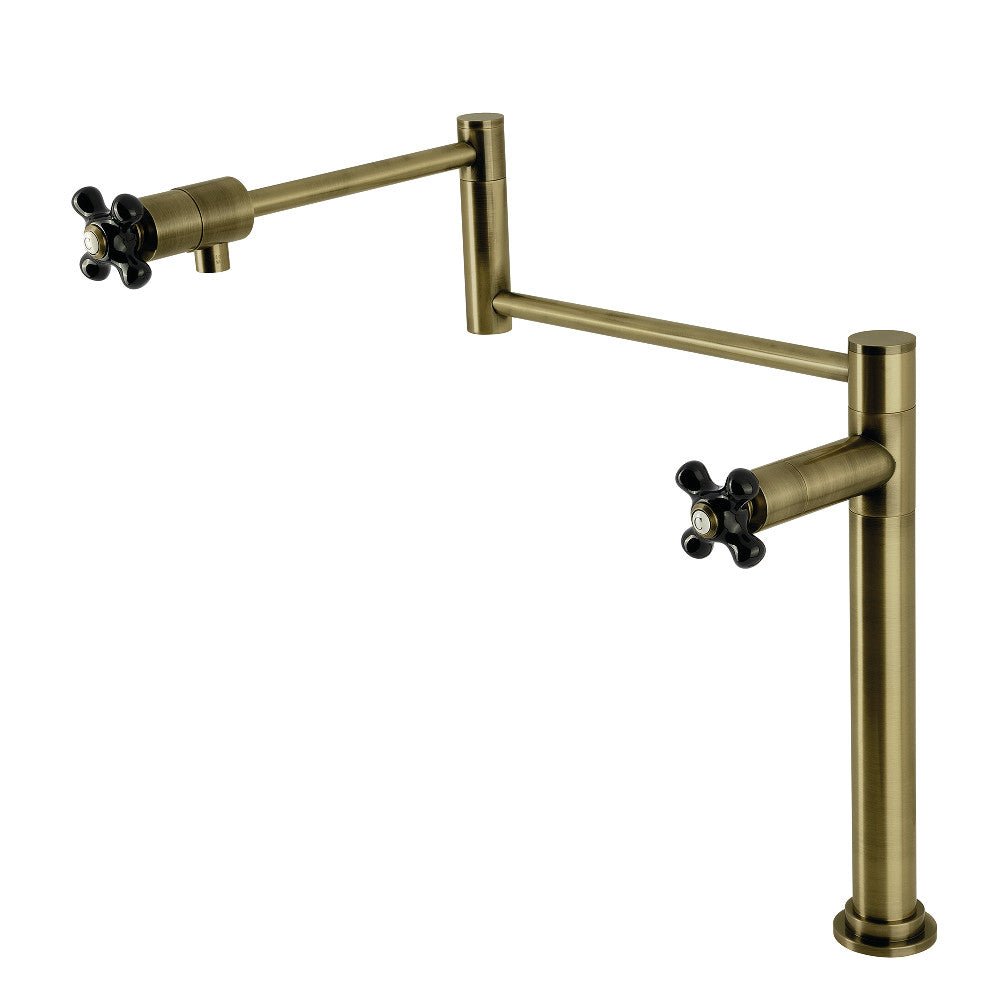 Duchess Pot Filler Faucet in Antique Brass