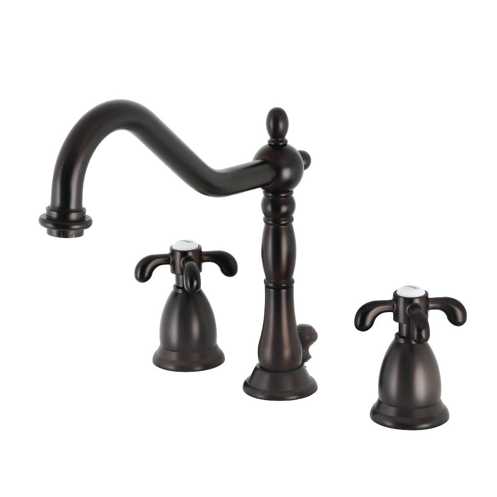 French Country Widespread Bathroom Faucet in Oil Rubbed Bronze