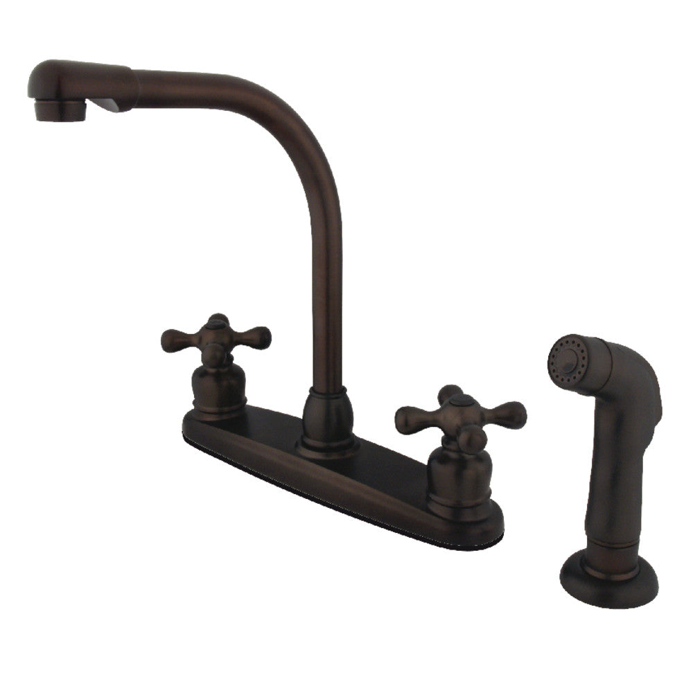 Victorian Centerset Kitchen Faucet in Oil Rubbed Bronze