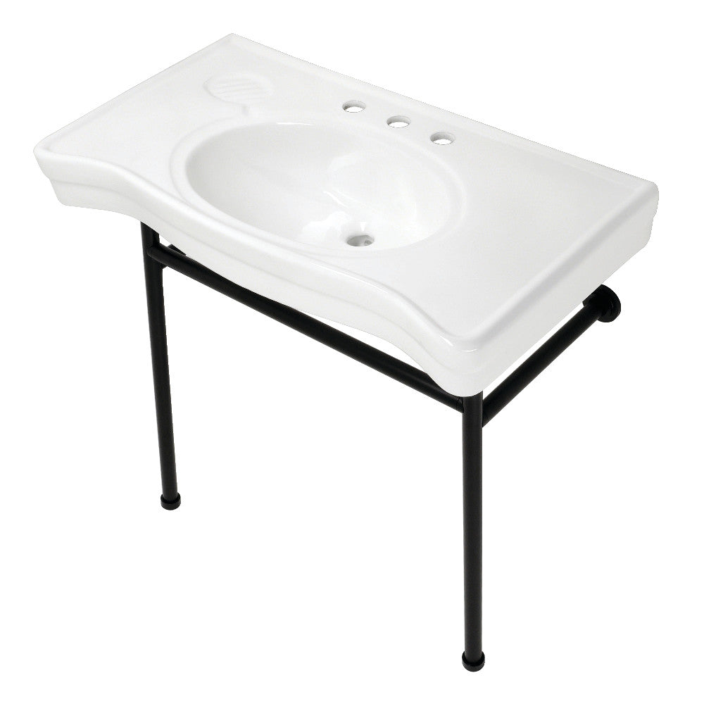 Bristol 35.81 Inch Console Sink in White