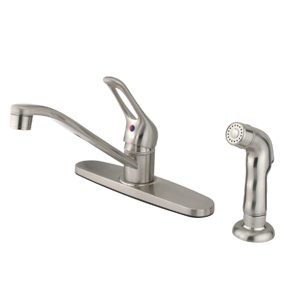 Wyndham Centerset Kitchen Faucet in Brushed Nickel