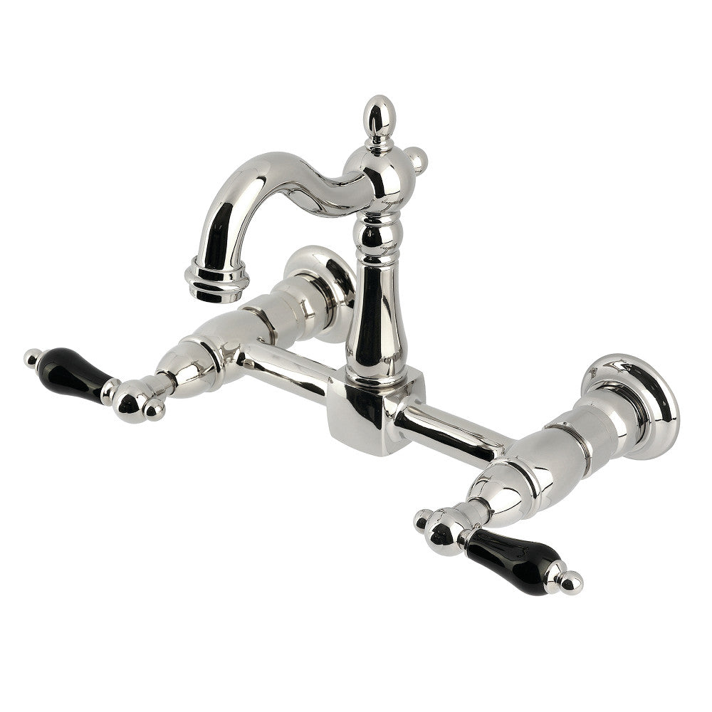 Duchess Wall Mount Kitchen Faucet in Polished Nickel