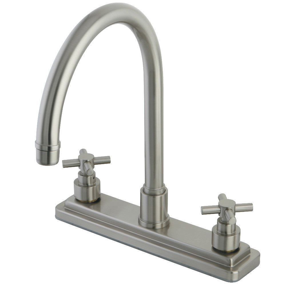 Centerset Kitchen Faucet in Brushed Nickel