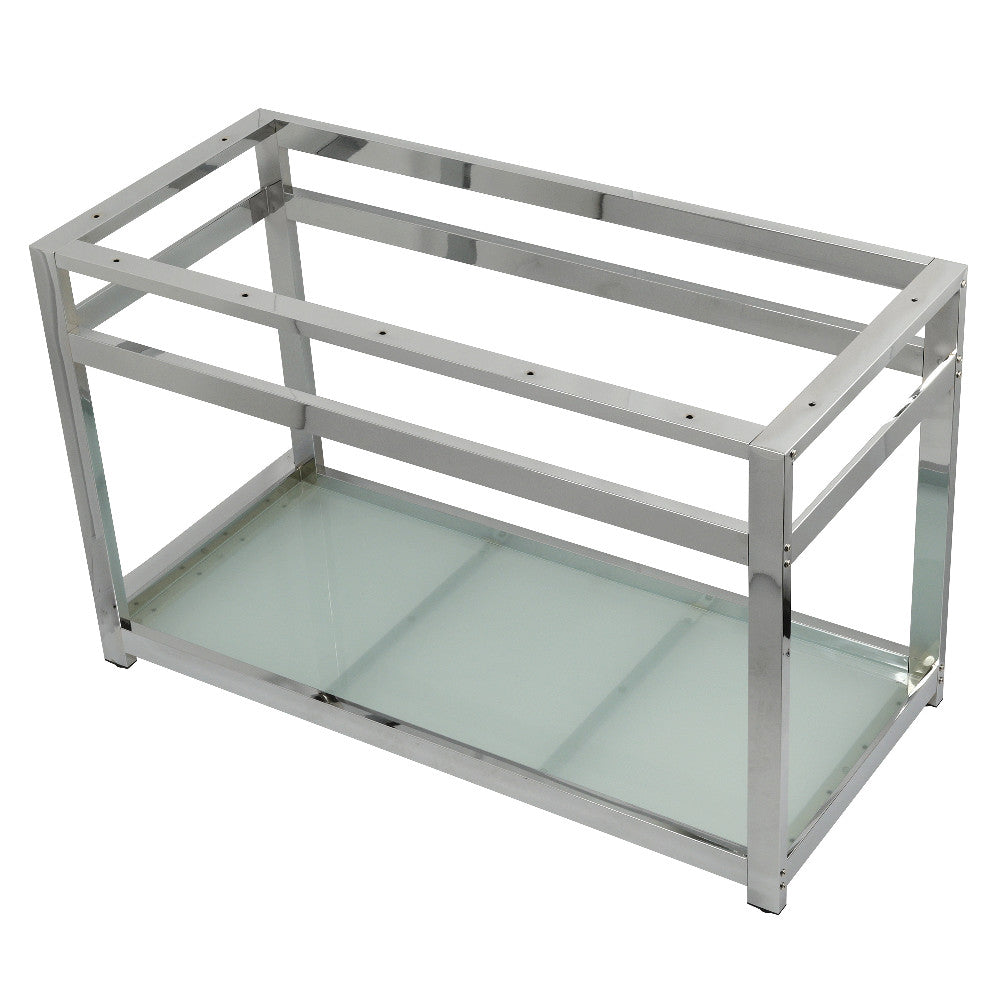 Kingston Commercial 49 Inch Console Sink in Polished Chrome