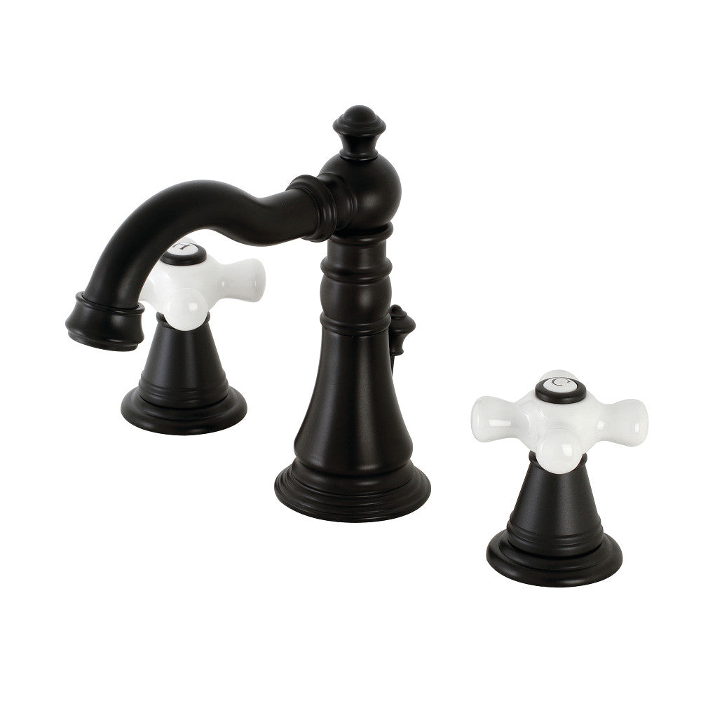American Classic Widespread Bathroom Faucet in Matte Black