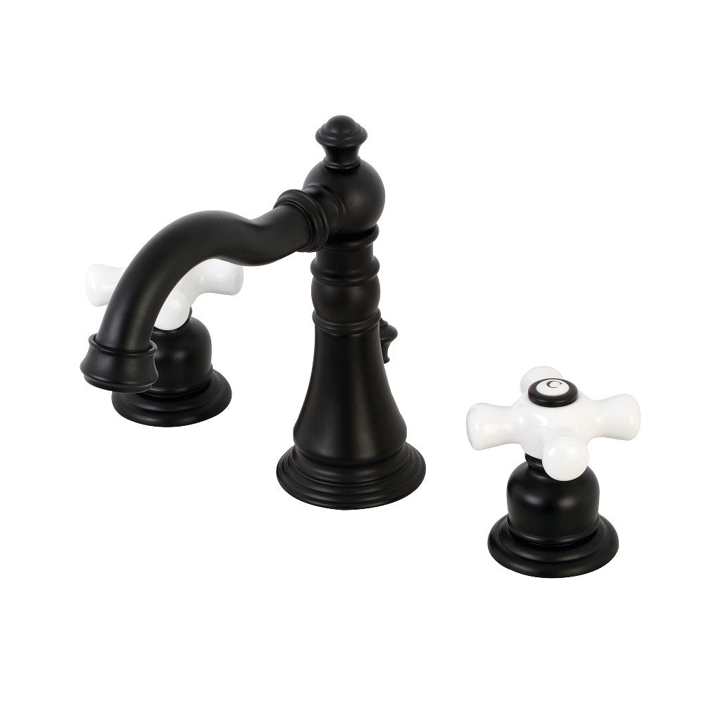 American Classic Widespread Bathroom Faucet in Matte Black