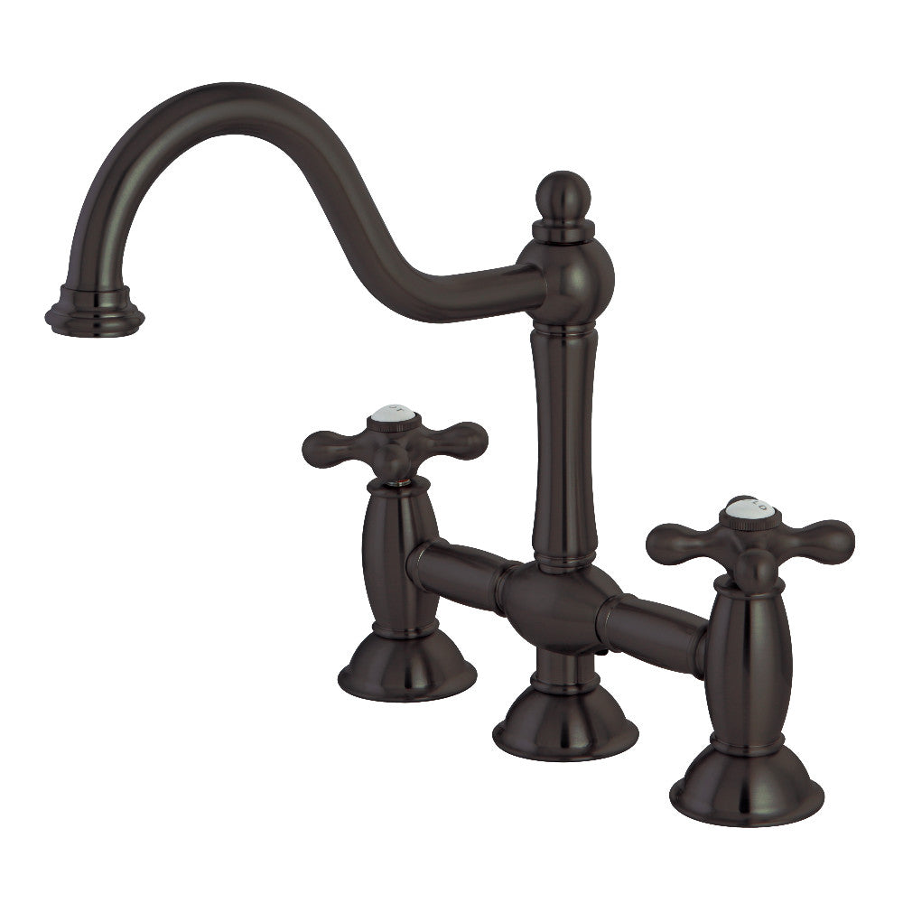 Restoration Bridge Kitchen Faucet in Oil Rubbed Bronze